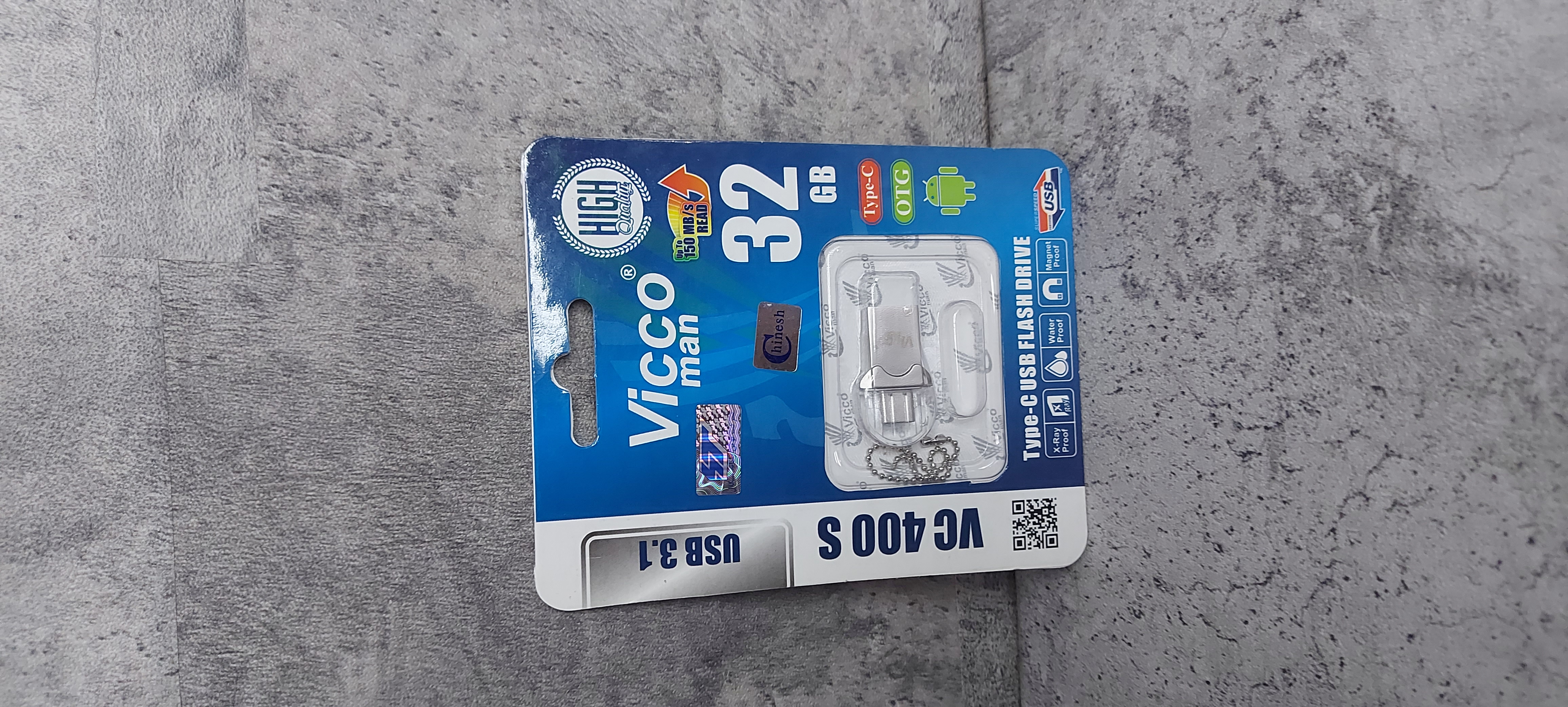 خرید حافظه فلش اوتیجی تایپسی ۳۲ گیگ ویکو من مدل VC400 S | موبایل تیکاف